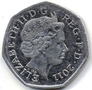 Elizabeth II Fifty Pence (goalball)  coin collectible - Main Image 2