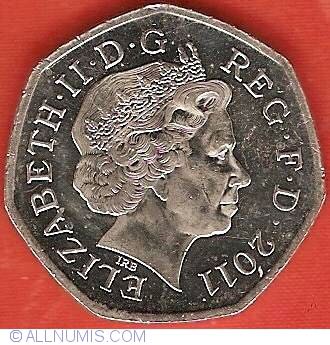 Elizabeth II Fifty Pence (hockey)  coin collectible - Main Image 2