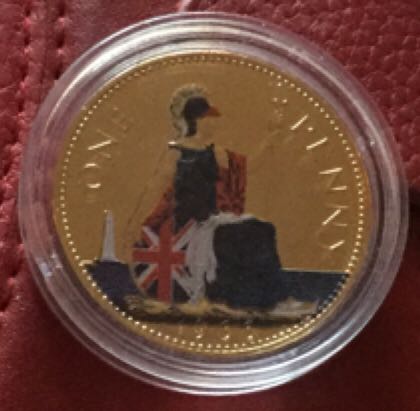 Britannia £2 Silver Bullion Gold Silhouette