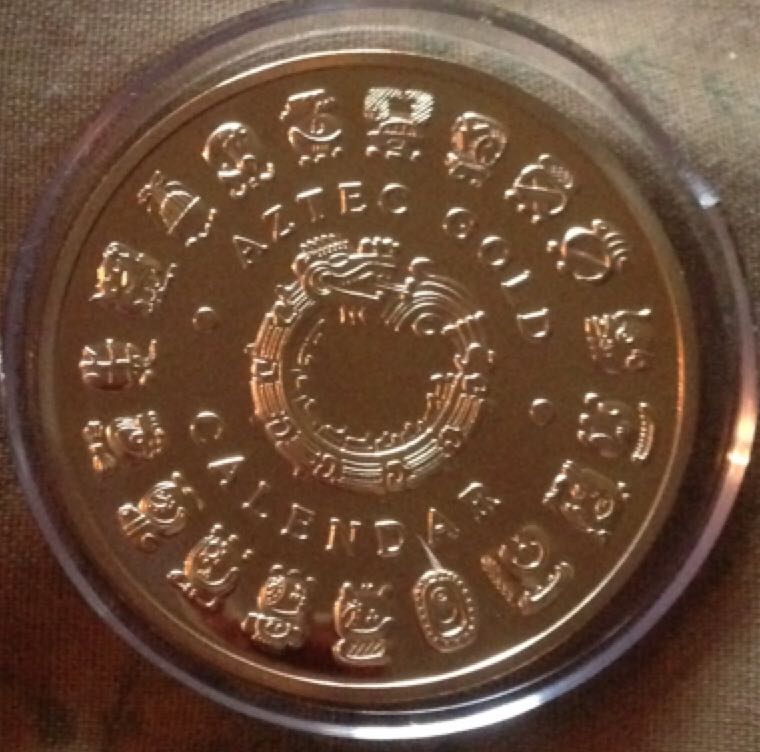 Aztec Gold Calendar  coin collectible - Main Image 1