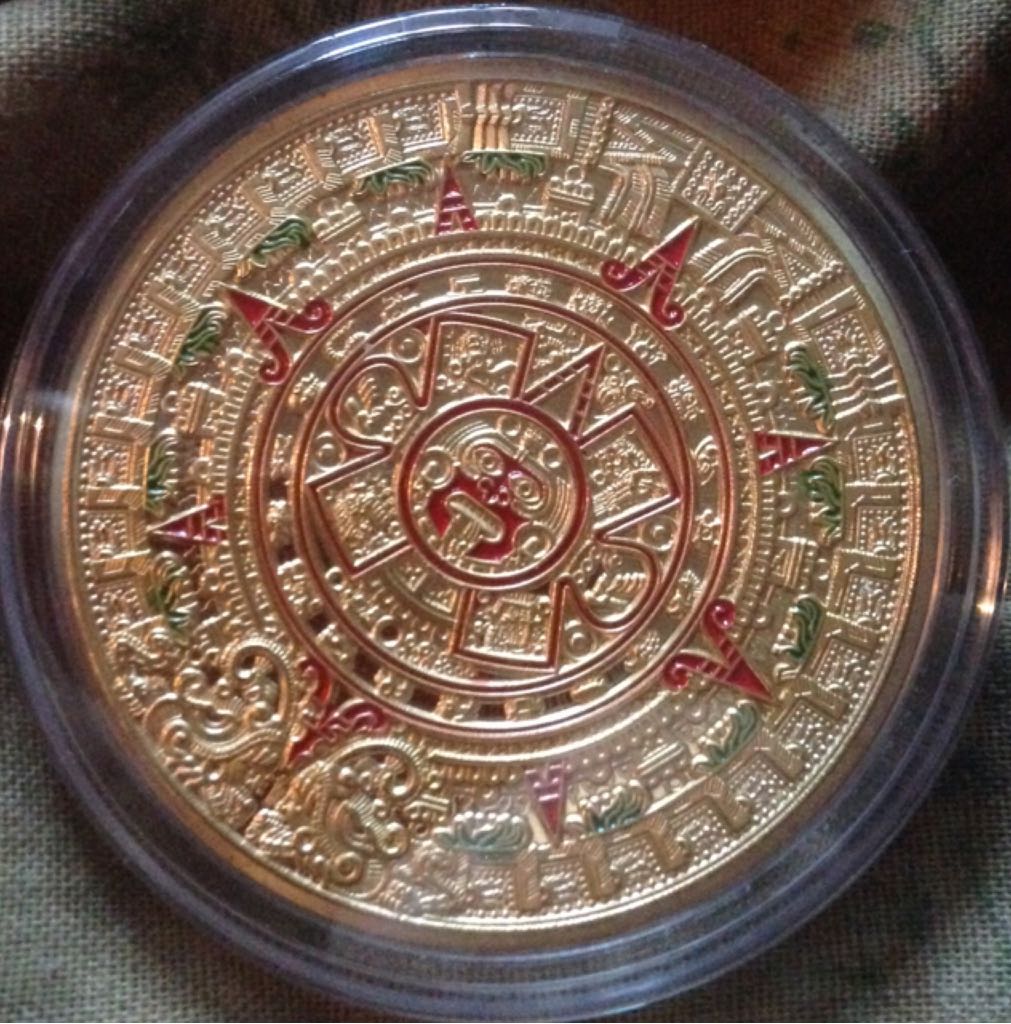 Aztec Gold Calendar  coin collectible - Main Image 2