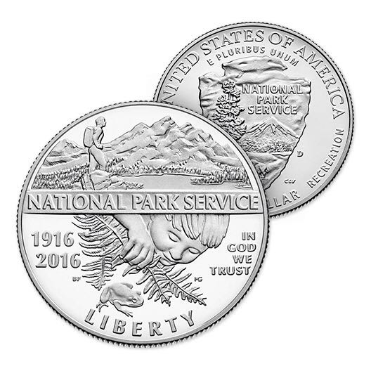 100th Anniversary Of The National Park Service Half Dollar  coin collectible - Main Image 2