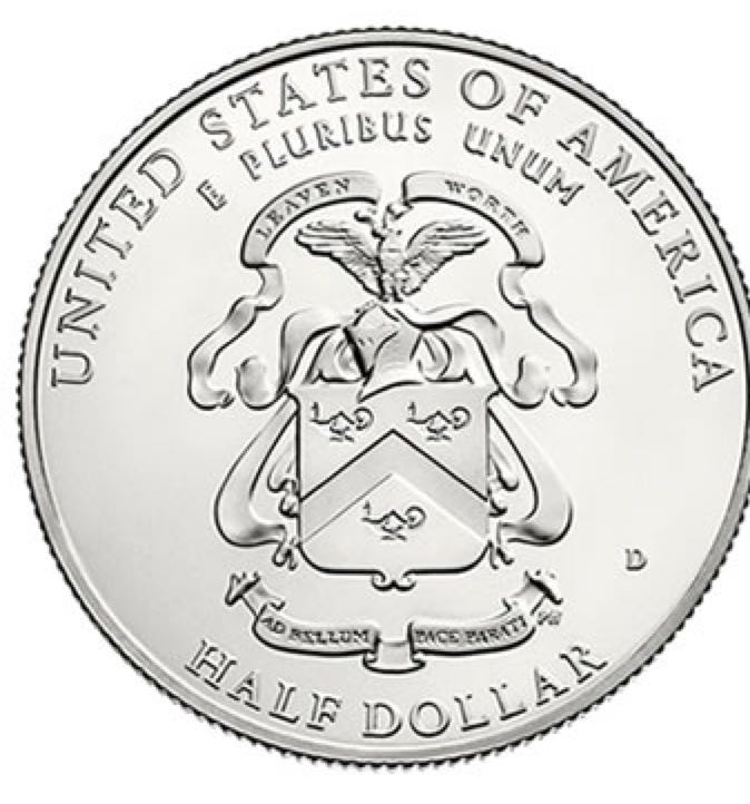 5- Star General Commemorative Half Dollar  coin collectible - Main Image 2