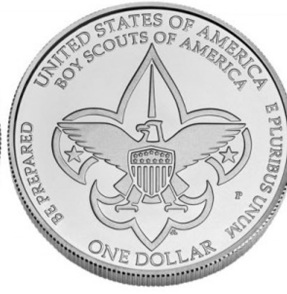 2010 Boy Scouts Of America Centennial Silver Dollar coin collectible - Main Image 2