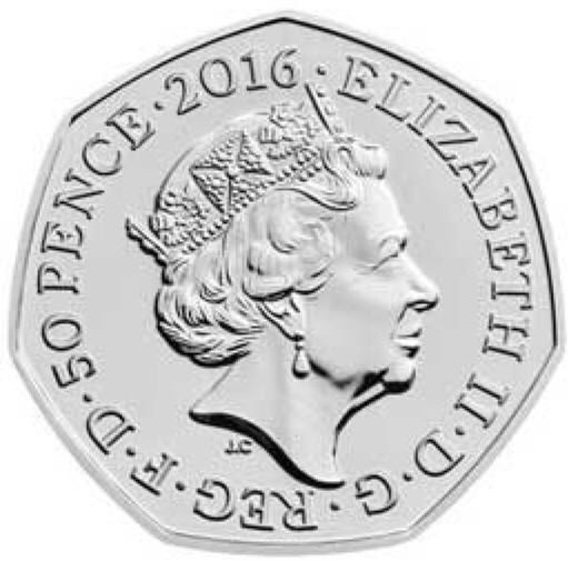 Elizabeth II: Fifty Pence   coin collectible - Main Image 2