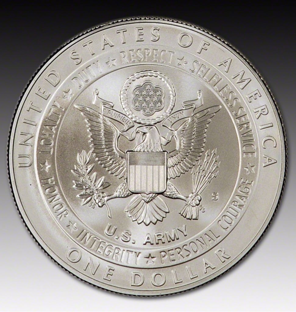United States Army Commemorative Silver Dollar   coin collectible - Main Image 2