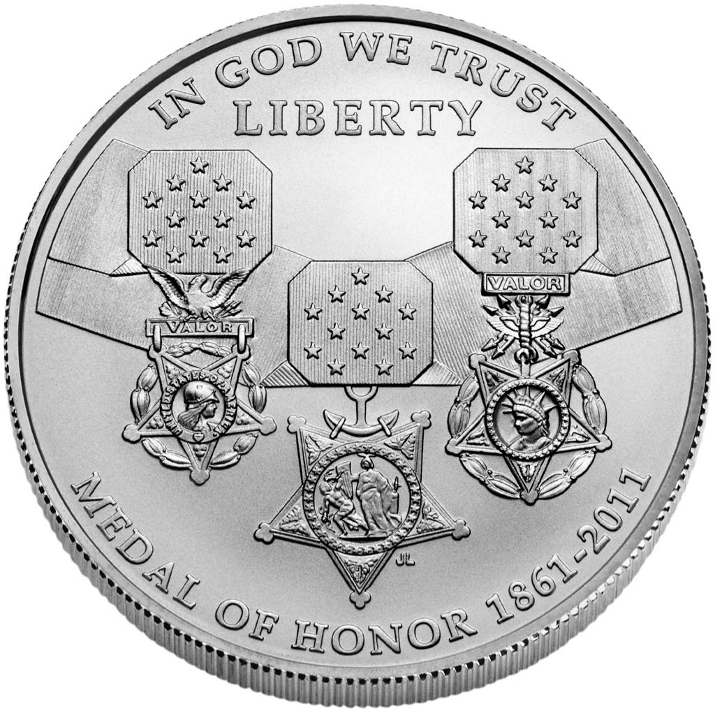 Medal of Honor Silver Dollar  coin collectible - Main Image 2
