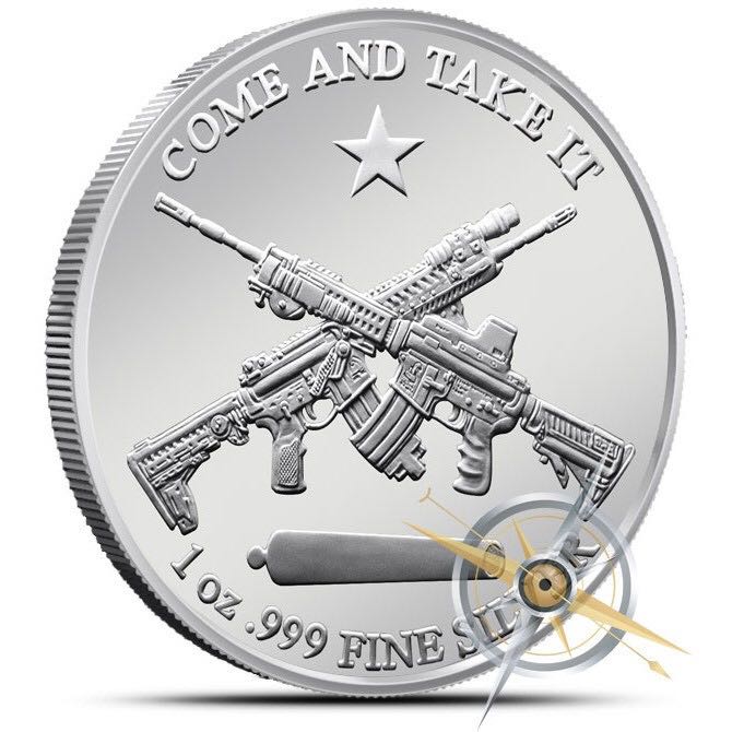 Molon Labe Round  coin collectible - Main Image 2