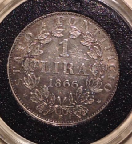 Papal State 1 Lire  coin collectible - Main Image 2