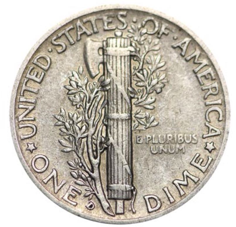 Mercury Dime  coin collectible - Main Image 2