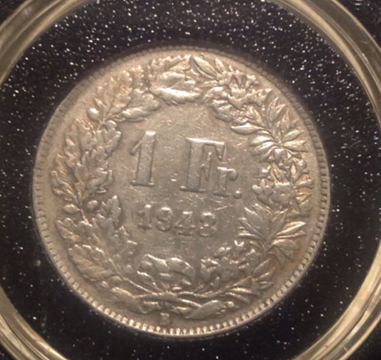 Switzerland 1 Franc  coin collectible - Main Image 2