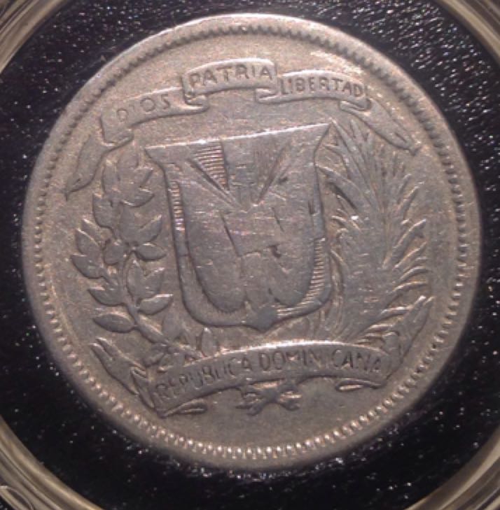Republica Dominicana 25 Centavos  coin collectible - Main Image 2