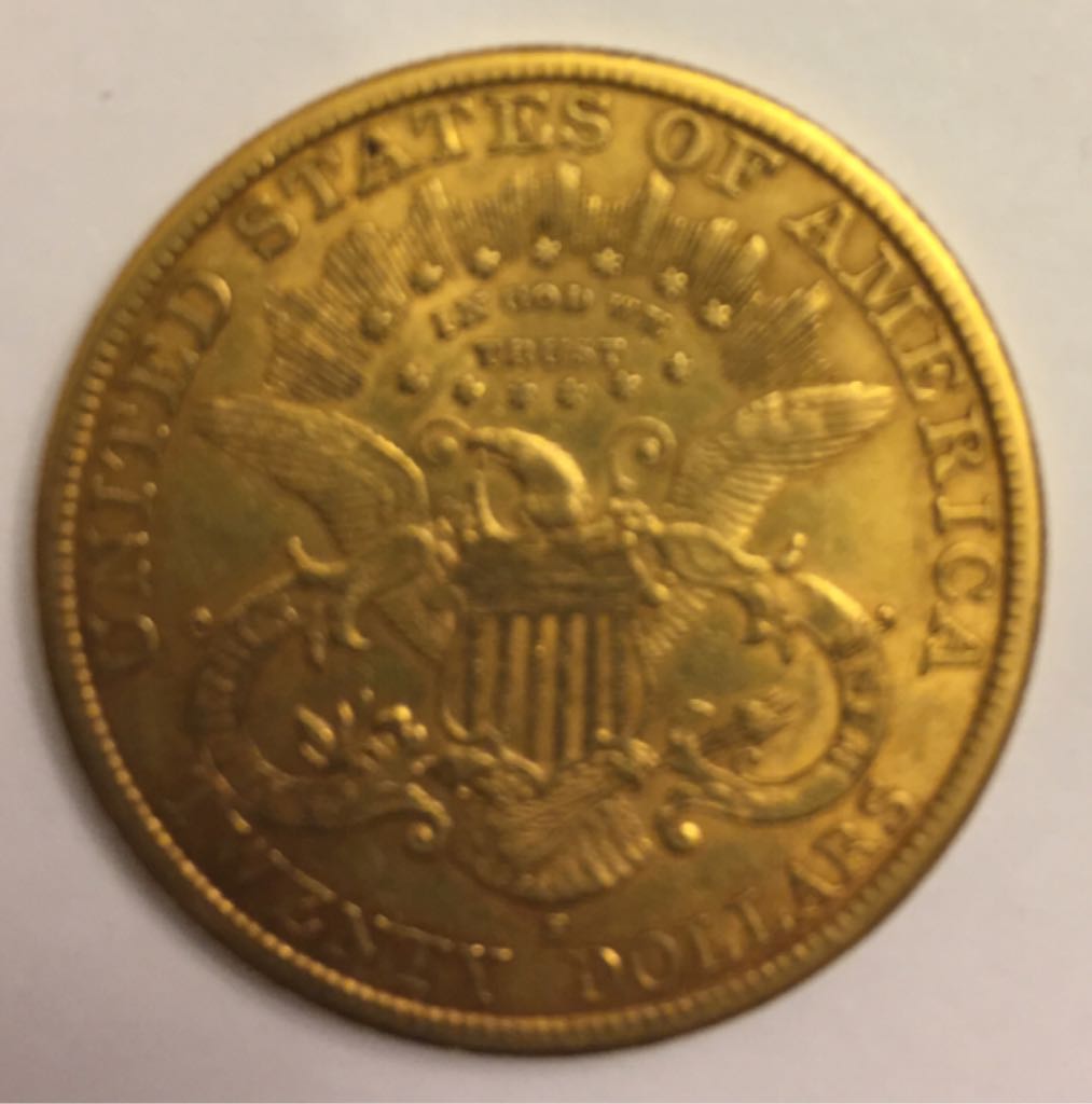 1891 Gold Double Eagle  coin collectible - Main Image 2
