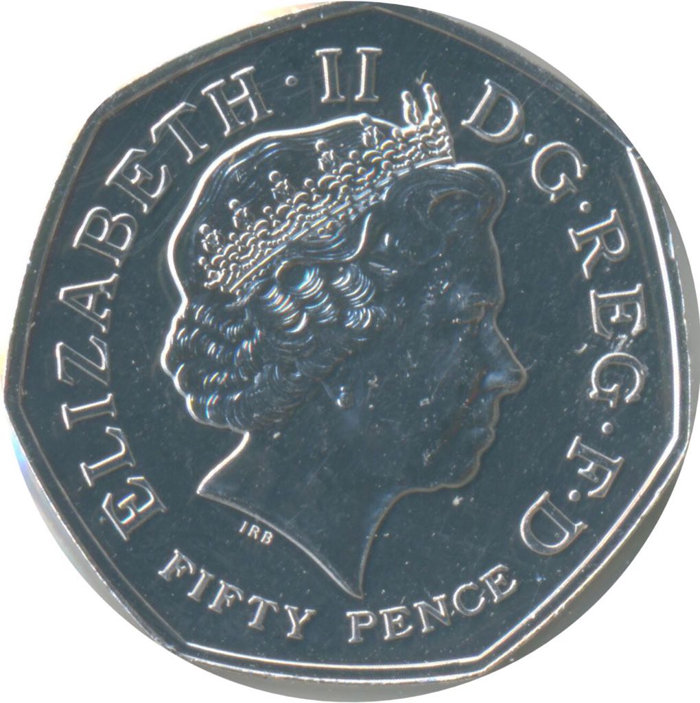 Elizabeth II: Fifty Pence  coin collectible - Main Image 2