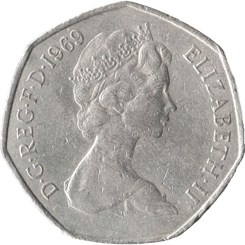 Elizabeth II: Fifty Pence  coin collectible - Main Image 2
