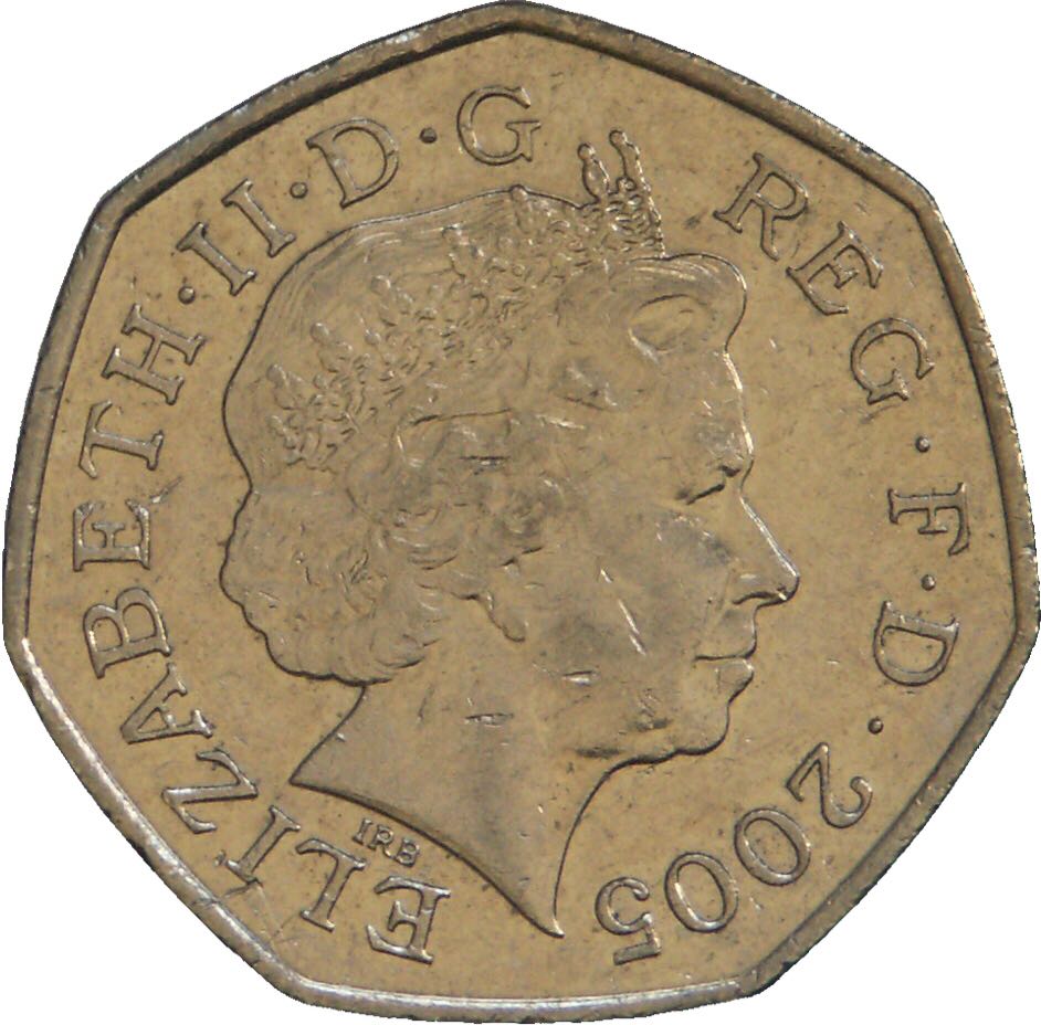 Elizabeth II: Fifty Pence  coin collectible - Main Image 2