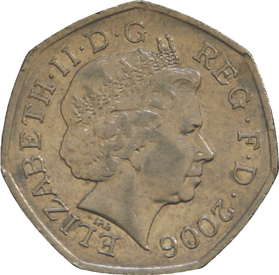 Elizabeth II: Fifty Pence  coin collectible - Main Image 2