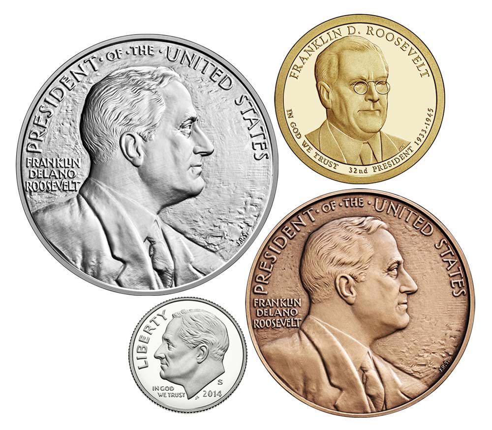 United States Mint Roosevelt Coin & Chronicles  coin collectible - Main Image 2