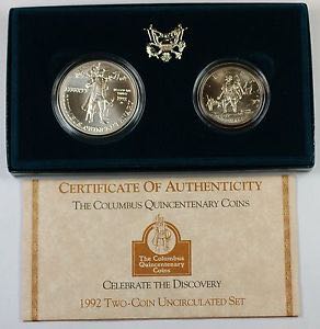 Columbus Quincentenary Uncirculated Set  coin collectible - Main Image 2