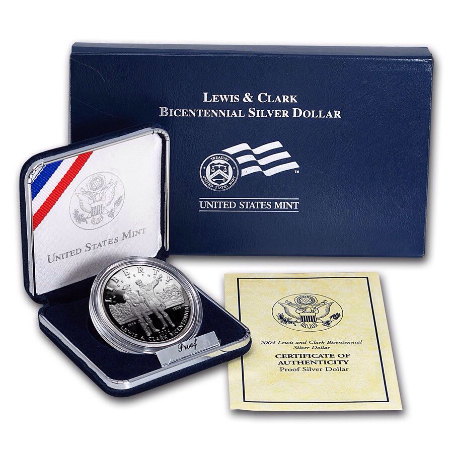 Lewis and Clark Bicentennial Proof Silver Dollar   coin collectible - Main Image 2