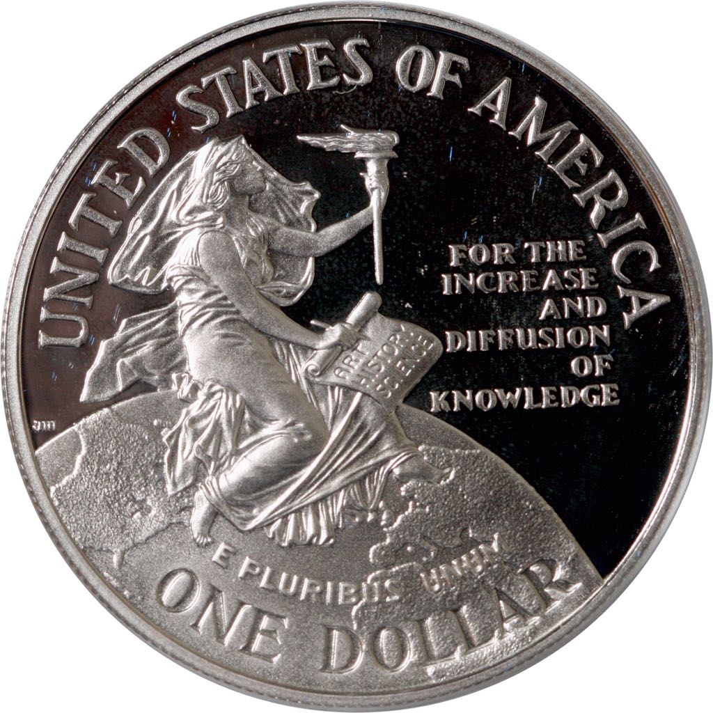 Smithsonian Institution 150th Anniversary Commemorative Coin  coin collectible - Main Image 2