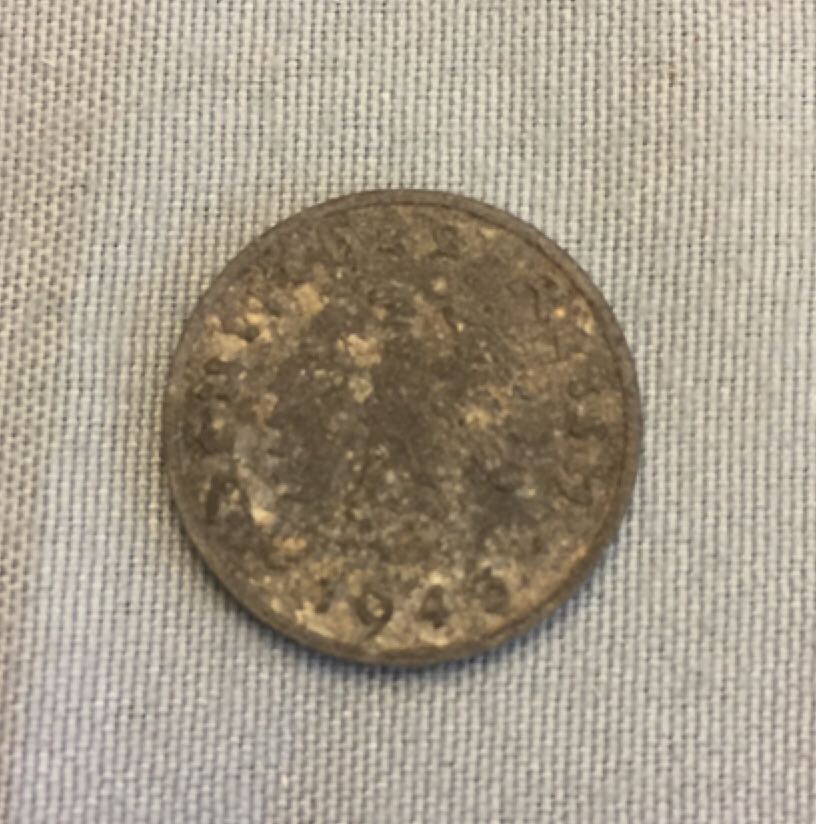 1943 1 Pfennig DeutrschesReich  coin collectible - Main Image 2