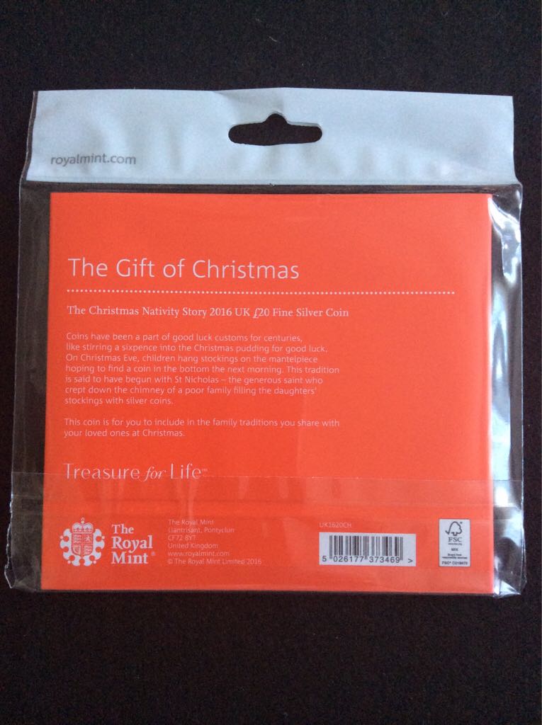 The Christmas Nativity Story £20  coin collectible - Main Image 2