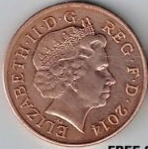 Elizabeth II: One Pence  coin collectible - Main Image 2
