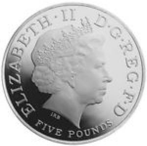 Elizabeth II: Five Pounds   coin collectible - Main Image 2