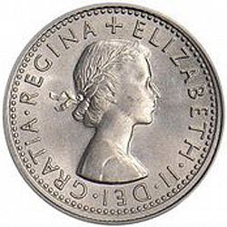 Elizabeth II: Sixpence  coin collectible - Main Image 2