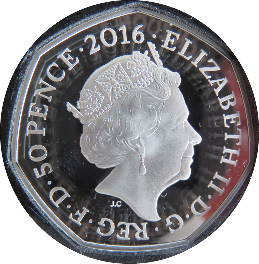 Elizabeth II: Fifty Pence  coin collectible - Main Image 2