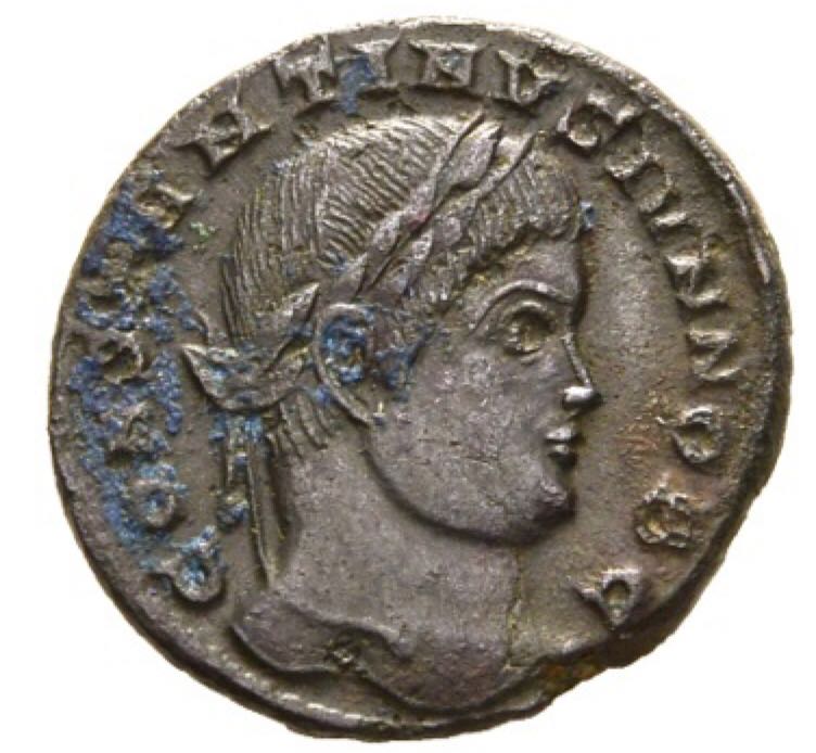 Constantine II AE Follis 323-324AD  coin collectible - Main Image 2
