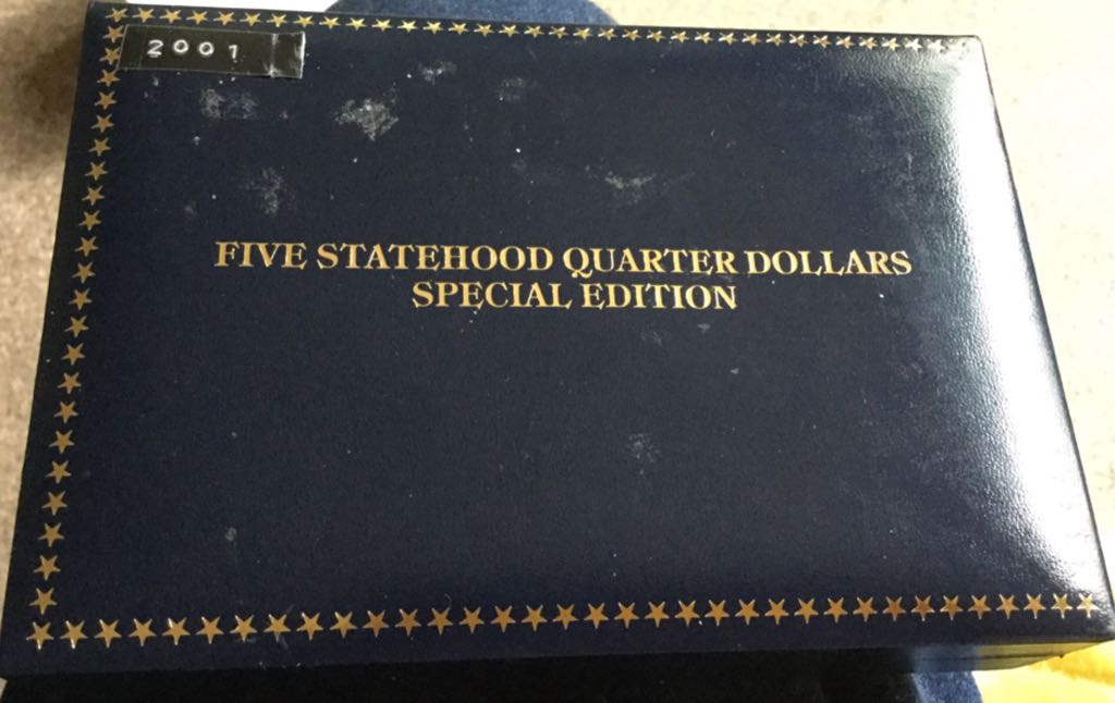 Five Statehood Quarter Dollars Special Edition  coin collectible - Main Image 2