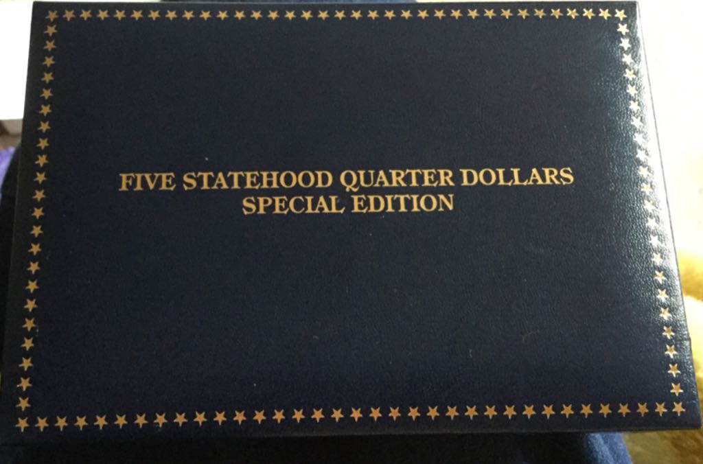 Five Statehood Quarter Dollars Special Edition  coin collectible - Main Image 2