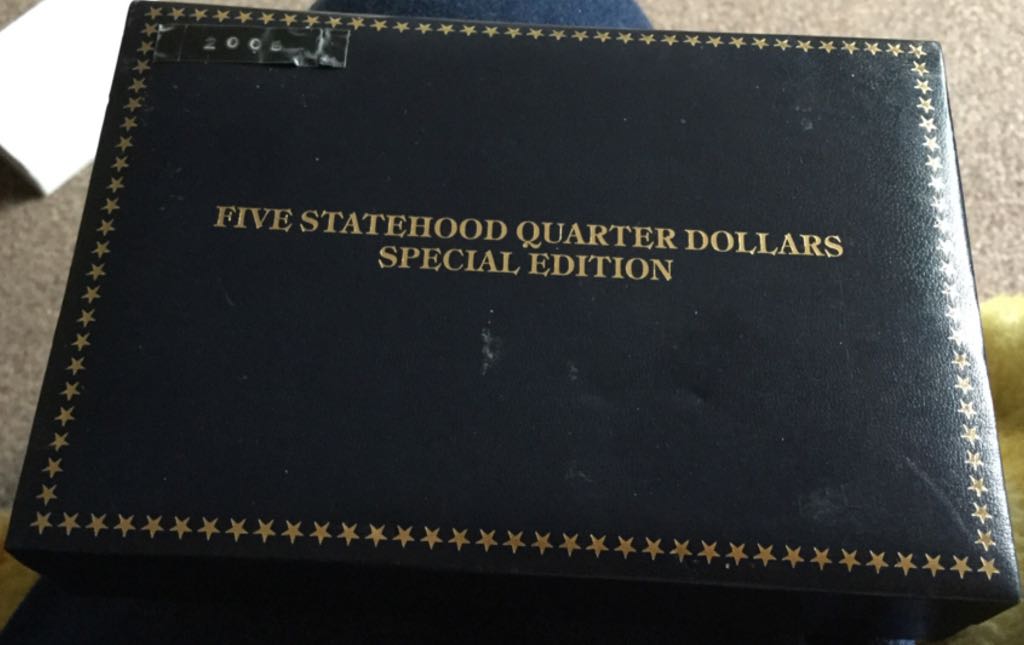 Five Statehood Quarter Dollars Special Edition  coin collectible - Main Image 2