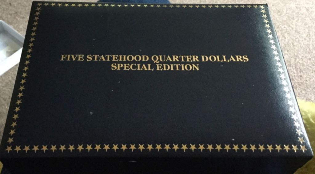 Five Statehood Quarter Dollars Special Edition  coin collectible - Main Image 2