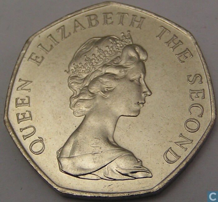 Elizabeth II: Fifty Pence  coin collectible - Main Image 2