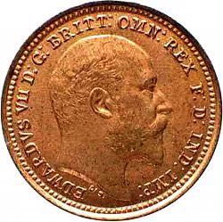Edward VII: Farthing  coin collectible - Main Image 2