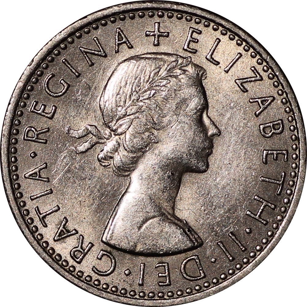 Elizabeth II: Sixpence  coin collectible - Main Image 2