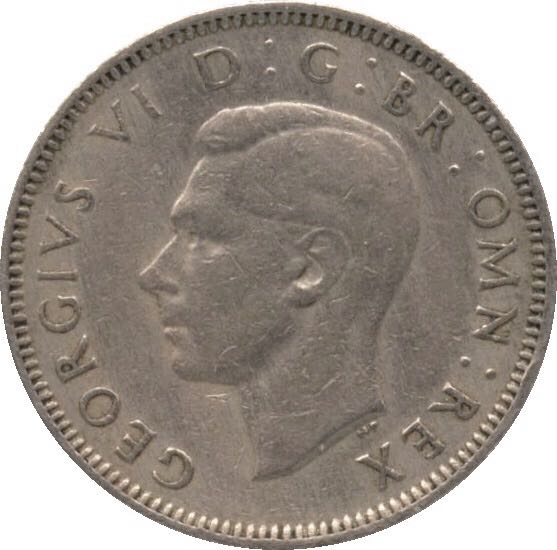 George VI Shilling (English)  coin collectible - Main Image 2