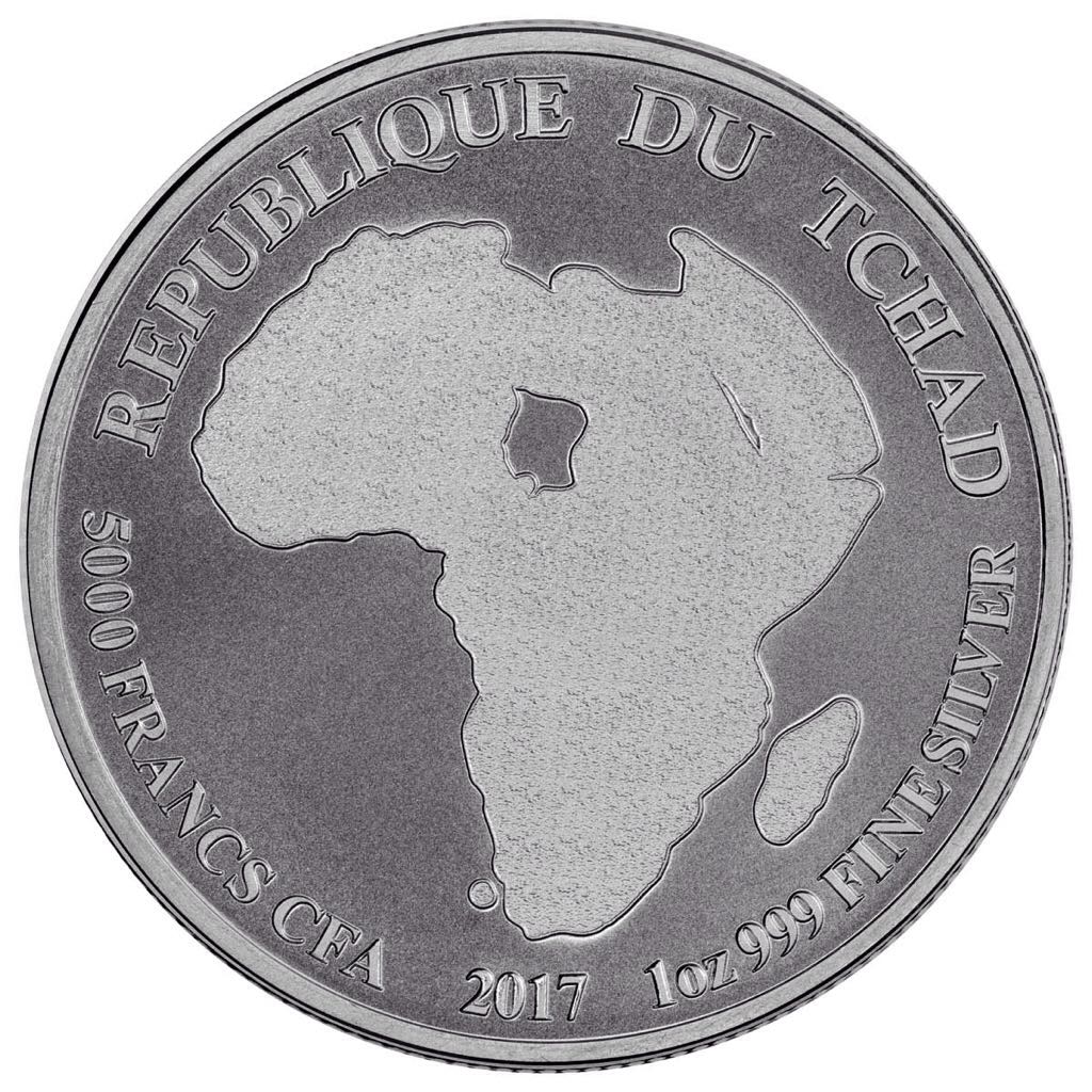 Republic Of Chad 5000 Francs  coin collectible - Main Image 2