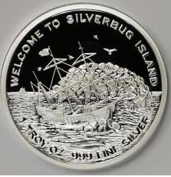 Silverbug Island #3 Mermaid (Proof)  coin collectible - Main Image 2