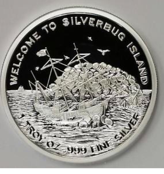 Silverbug Island #2 Kraken (Proof)  coin collectible - Main Image 2