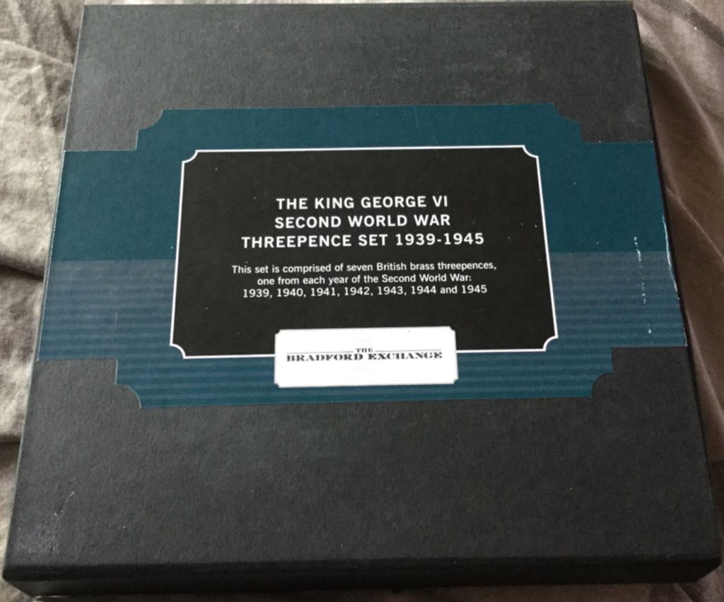 King George VI Second World War Brass Threepence Set  coin collectible - Main Image 2