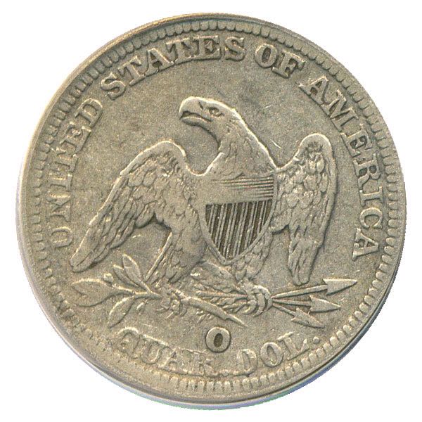 1854-O, Liberty Seated Quarter  coin collectible - Main Image 2