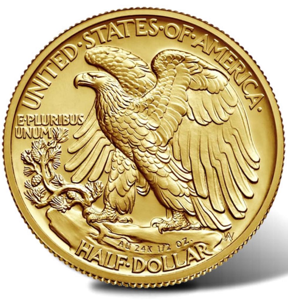 Walking Liberty Centennial Gold Coin  coin collectible - Main Image 2