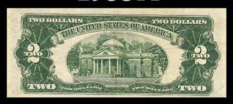 Two Dollar Legal Tender Note Red Seal  coin collectible - Main Image 2