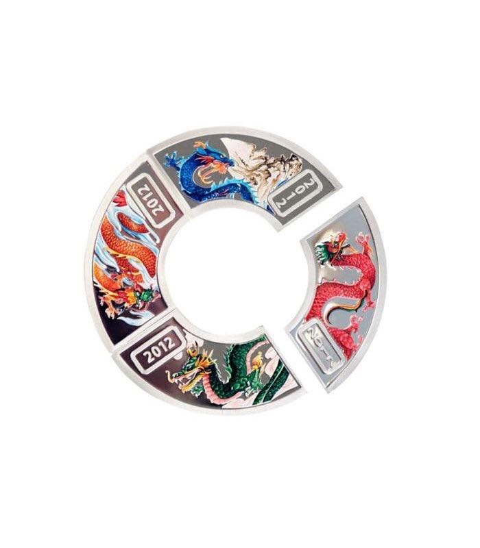 Year Of The Dragon Four Piece Coin  coin collectible - Main Image 2