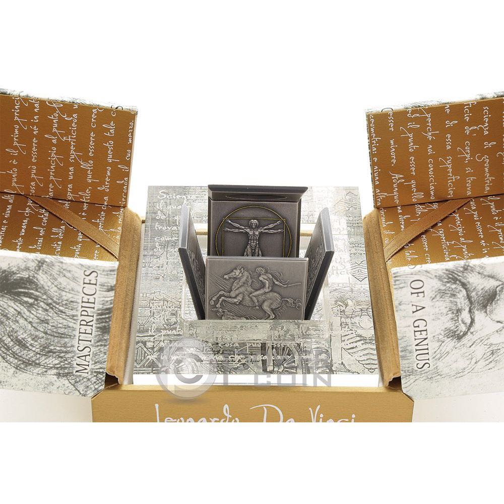 Leonardo Da Vinci Six Sided Coin  coin collectible - Main Image 2