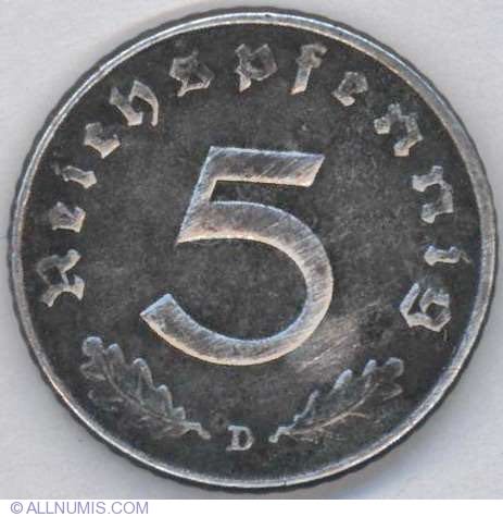 5 Reichspfenning - D  coin collectible - Main Image 2